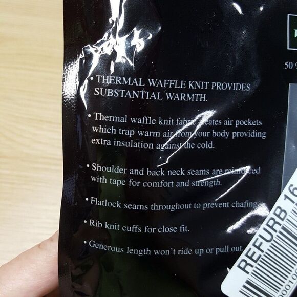 STANFIELDS Shirt Mens Medium Gray Cotton Blend Waffle Knit Base Layer Top - Picture 6 of 7